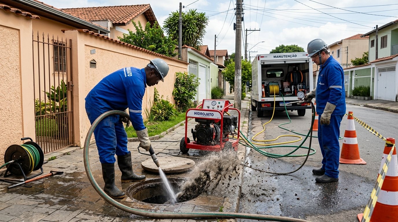 Hidrojateamento Residencial em Jaboatão dos Guararapes‑PE
